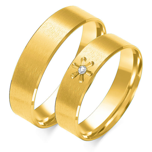 Keralis 5.50 mm + 5.50 mm - 0,014 ct. Diamanten
