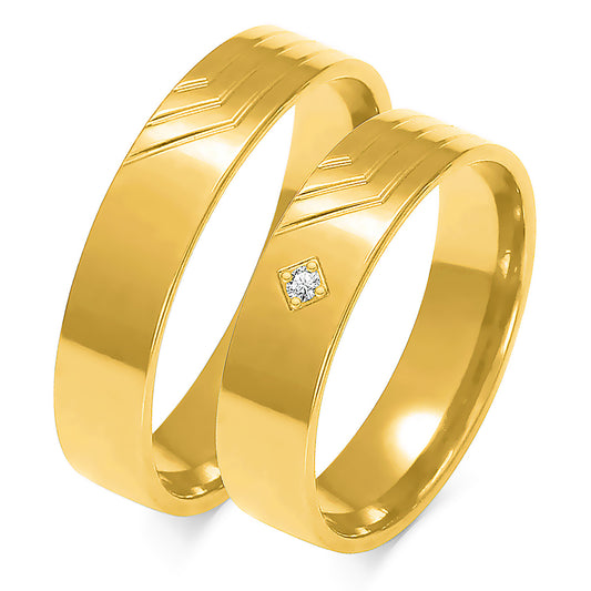 Lorivelle 5.00 mm + 5.00 mm - 0,014 ct. Diamanten