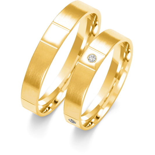 Selvaris 3.50 mm + 3.50 mm - 0,056 ct. Diamanten