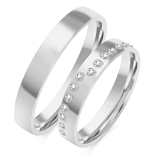 Uliviera 3.50 mm + 3.50 mm - 0,126 ct. Diamanten
