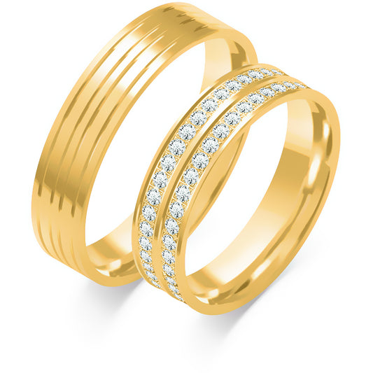 Vionara 5.00 mm + 5.00 mm - 0,72 ct. Diamanten