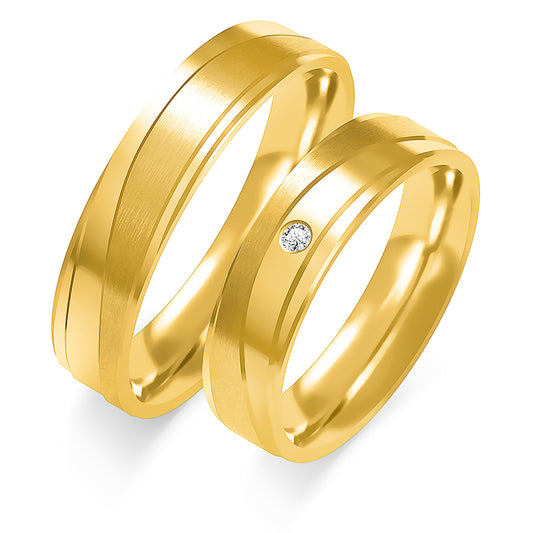 Welindra 5.00 mm + 5.00 mm - 0,022 ct. Diamanten