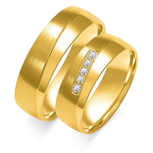 Ysolara 6.00 mm + 6.00 mm - 0,07 ct. Diamanten