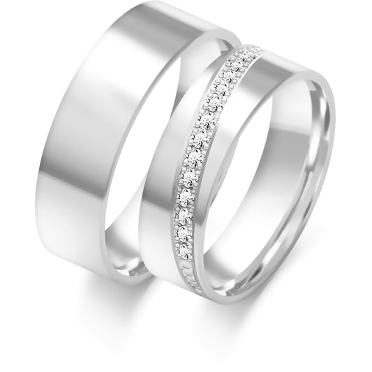 Rosella 6.00 mm + 6.00 mm - 0,182 ct. Diamanten