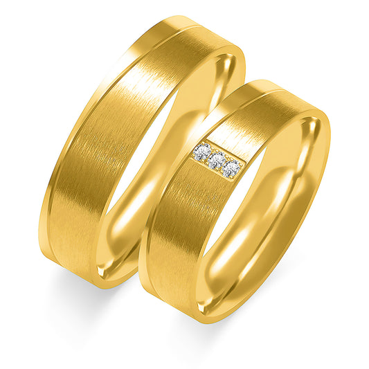Florencia 5.50 mm + 5.50 mm - 0,027 ct. Diamanten