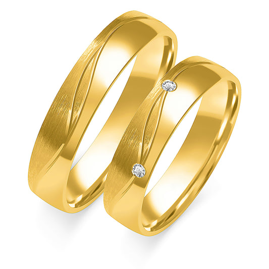 Lisoria 4.50 mm + 4.50 mm - 0,028 ct. Diamanten