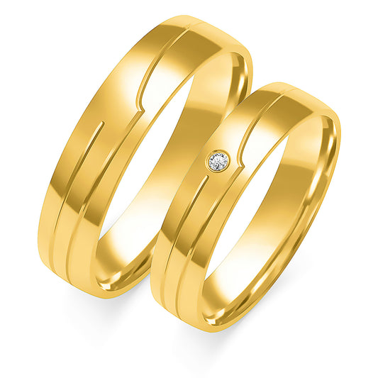 Novaris 5.00 mm + 5.00 mm - 0,014 ct. Diamanten