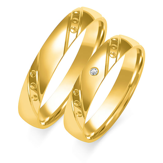 Oriselle 4.00 mm + 4.00 mm - 0,014 ct. Diamanten