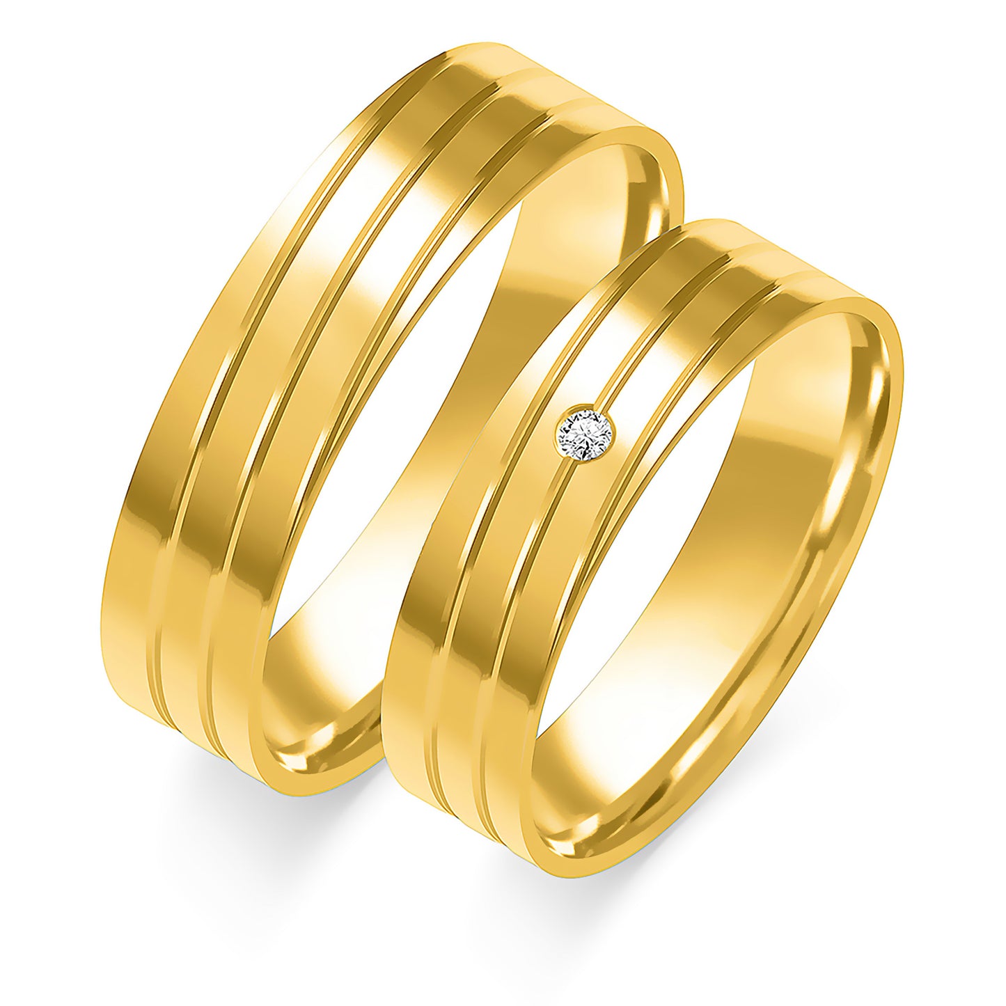 Petralis 5.50 mm + 5.50 mm - 0,014 ct. Diamanten