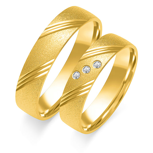 Valiora 5.00 mm + 5.00 mm - 0,042 ct. Diamanten