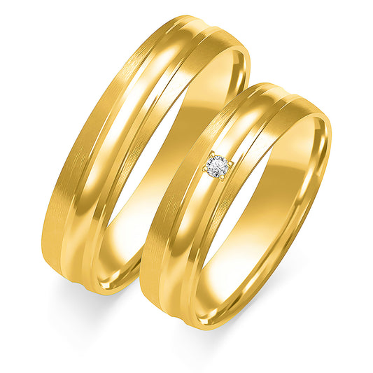 Yasmera 5.00 mm + 5.00 mm - 0,014 ct. Diamanten