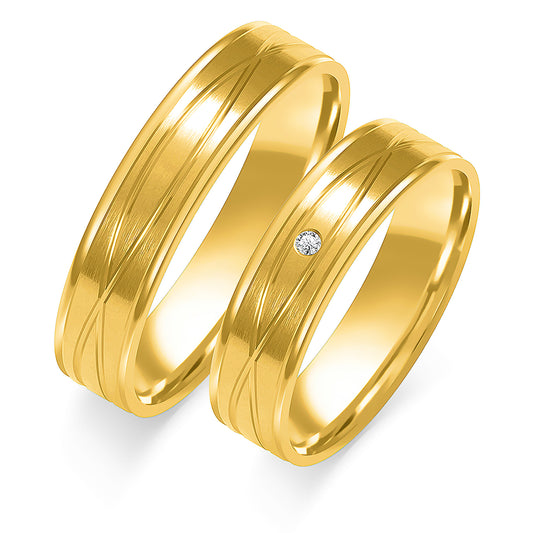 Zeloria 5.00 mm + 5.00 mm - 0,009 ct. Diamanten