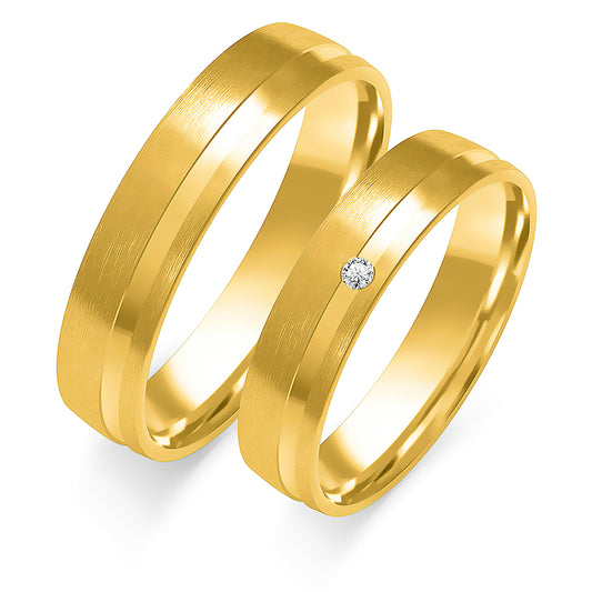 Ariovelle 5.00 mm + 5.00 mm - 0,014 ct. Diamanten