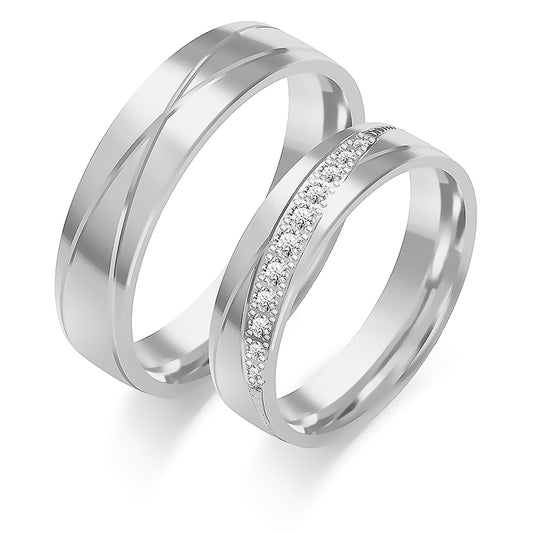Brianna 5.00 mm + 5.00 mm - 0,158 ct. Diamanten