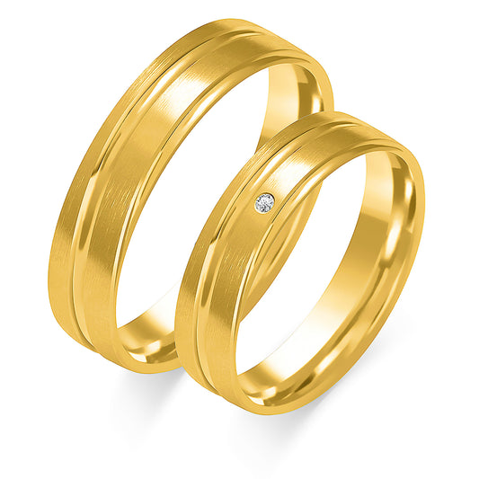 Clarivelle 5.00 mm + 5.00 mm - 0,009 ct. Diamanten