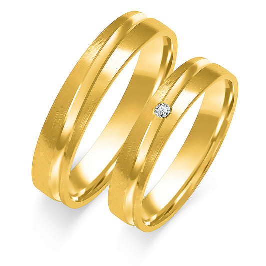 Diorianne 4.50 mm + 4.50 mm - 0,022 ct. Diamanten
