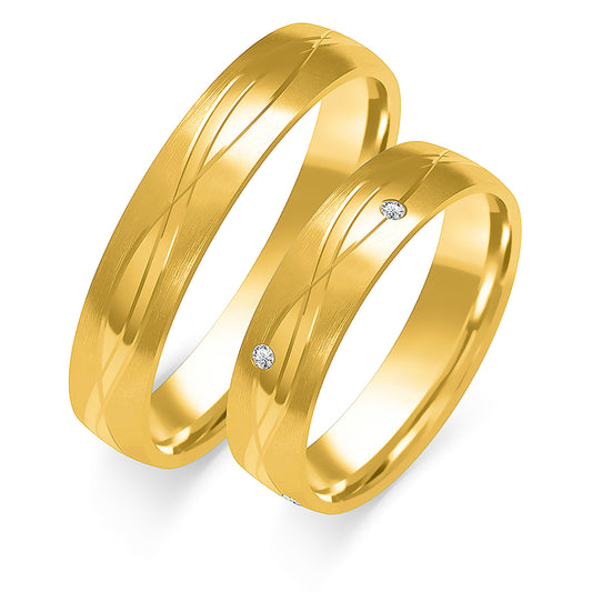 Elivana 4.50 mm + 4.50 mm - 0,027 ct. Diamanten