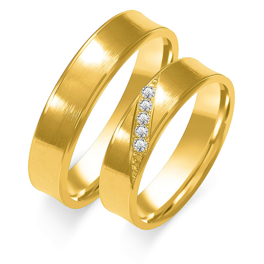 Florienne 5.00 mm + 5.00 mm - 0,055 ct. Diamanten