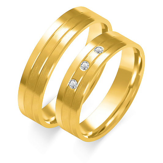 Helianna 5.50 mm + 5.50 mm - 0,042 ct. Diamanten