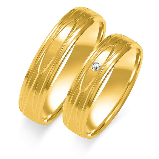 Lorienna 5.00 mm + 5.00 mm - 0,014 ct. Diamanten