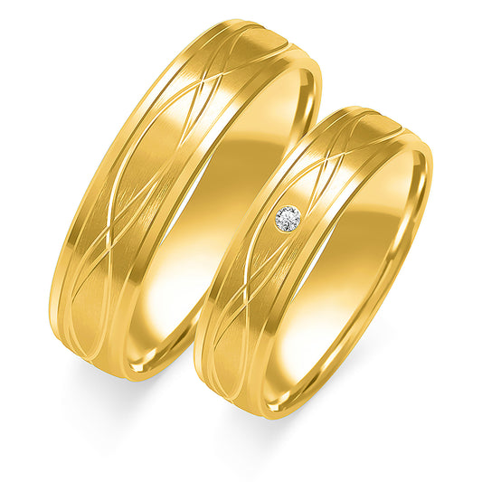 Nivellia 5.00 mm + 5.00 mm - 0,014 ct. Diamanten