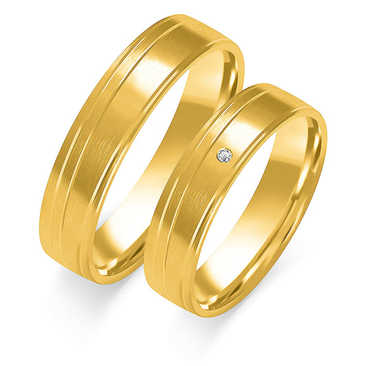 Orivelle 5.00 mm + 5.00 mm - 0,009 ct. Diamanten
