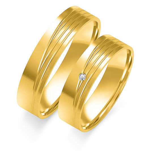Quintessa 5.00 mm + 5.00 mm - 0,014 ct. Diamanten