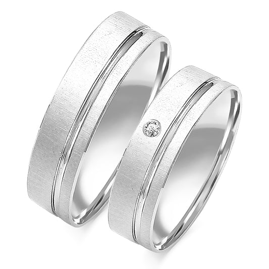 Serenella 6.00 mm + 6.00 mm - 175 ct. Diamanten