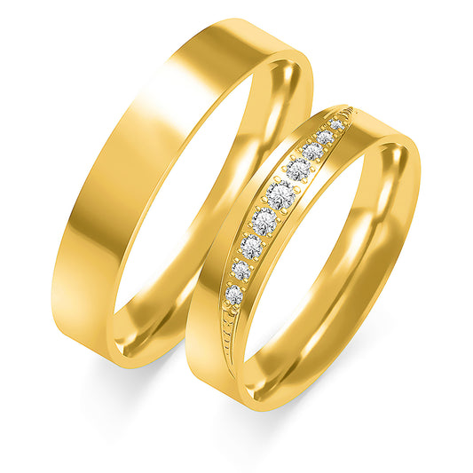 Vianora 4.50 mm + 4.50 mm - 0,141 ct. Diamanten