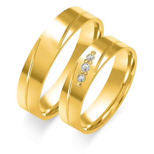 Wilhelis 5.00 mm + 5.00 mm - 0,05 ct. Diamanten