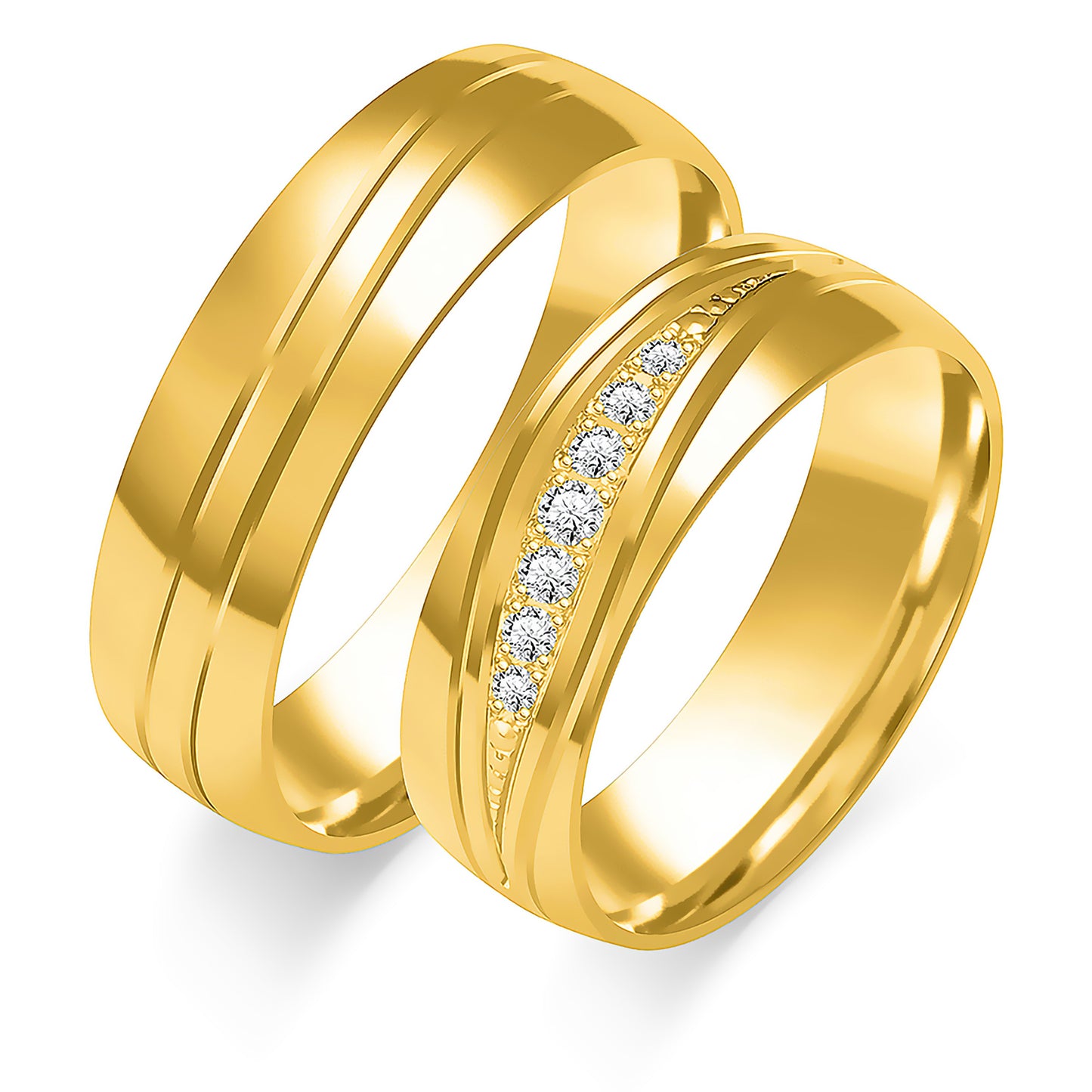 Xandoria 6.00 mm + 6.00 mm - 0,086 ct. Diamanten