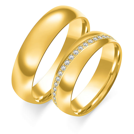 Brisella 5.50 mm + 5.50 mm - 0,369 ct. Diamanten