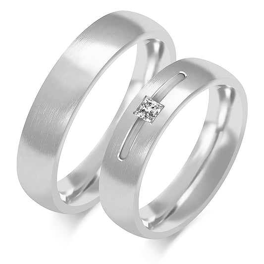 Giselora 5.00 mm + 5.00 mm - 0,153 ct. Diamanten