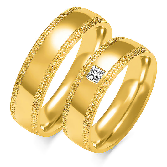 Hesperis 6.00 mm + 6.00 mm - 0,153 ct. Diamanten