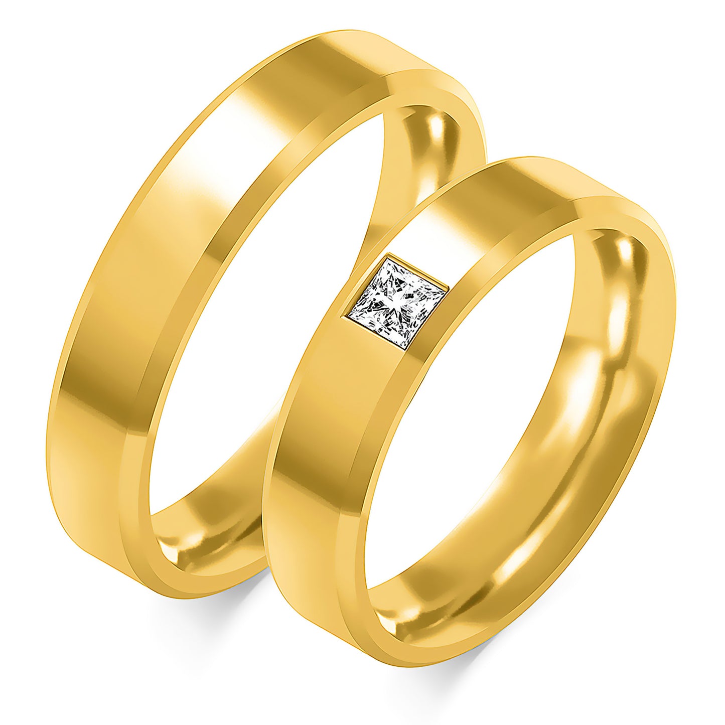 Karissia 5.00 mm + 5.00 mm - 0,153 ct. Diamanten