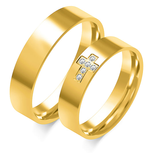 Mirivelle 5.00 mm + 5.00 mm - 0,054 ct. Diamanten