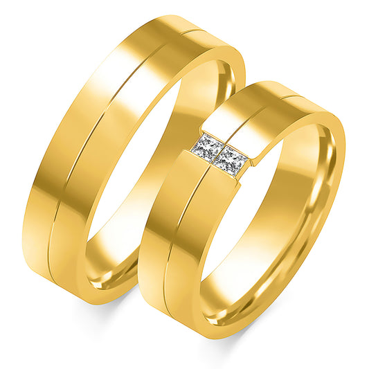 Odelis 5.50 mm + 5.50 mm - 0,102 ct. Diamanten