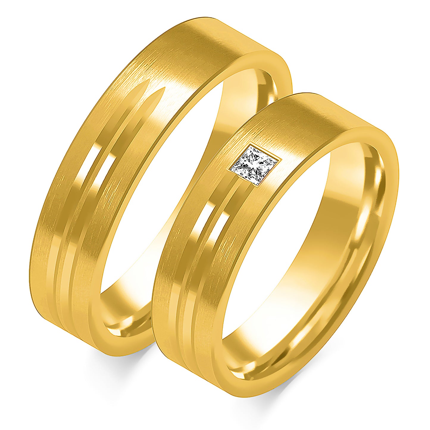 Ravessa 5.50 mm + 5.50 mm - 0,153 ct. Diamanten