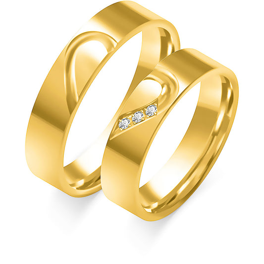 Yverina 5.00 mm + 5.00 mm - 0,027 ct. Diamanten