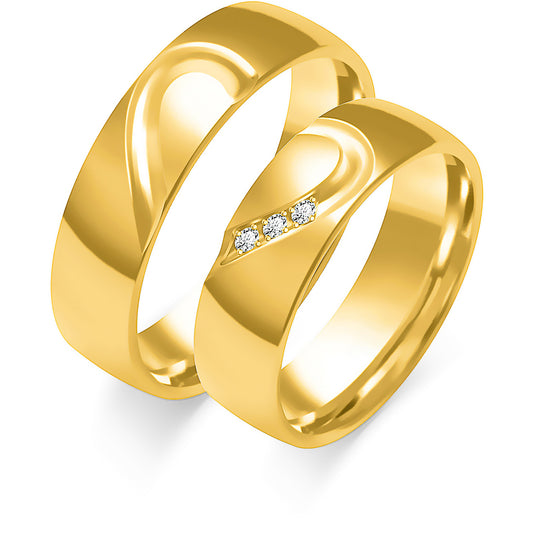 Zanira 6.00 mm + 6.00 mm - 0,042 ct. Diamanten