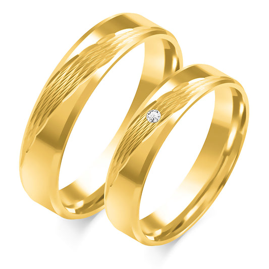 Adelira 5.00 mm + 5.00 mm - 0,014 ct. Diamanten