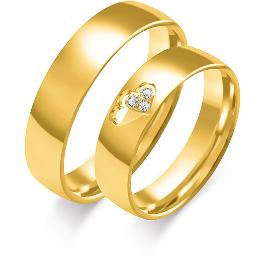 Bellarise 5.00 mm + 5.00 mm - 0,027 ct. Diamanten
