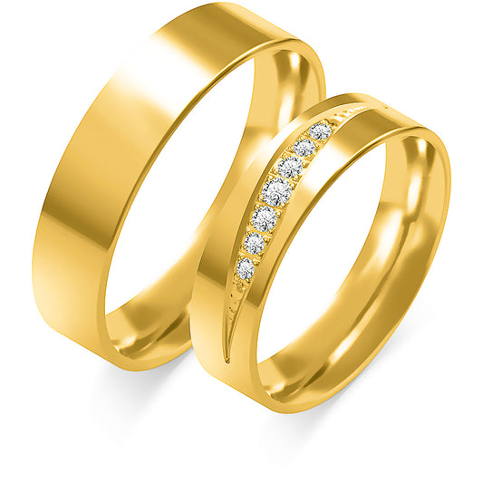Kassielle 5.00 mm + 5.00 mm - 0,086 ct. Diamanten