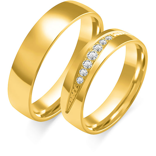 Liriana 5.00 mm + 5.00 mm - 0,086 ct. Diamanten