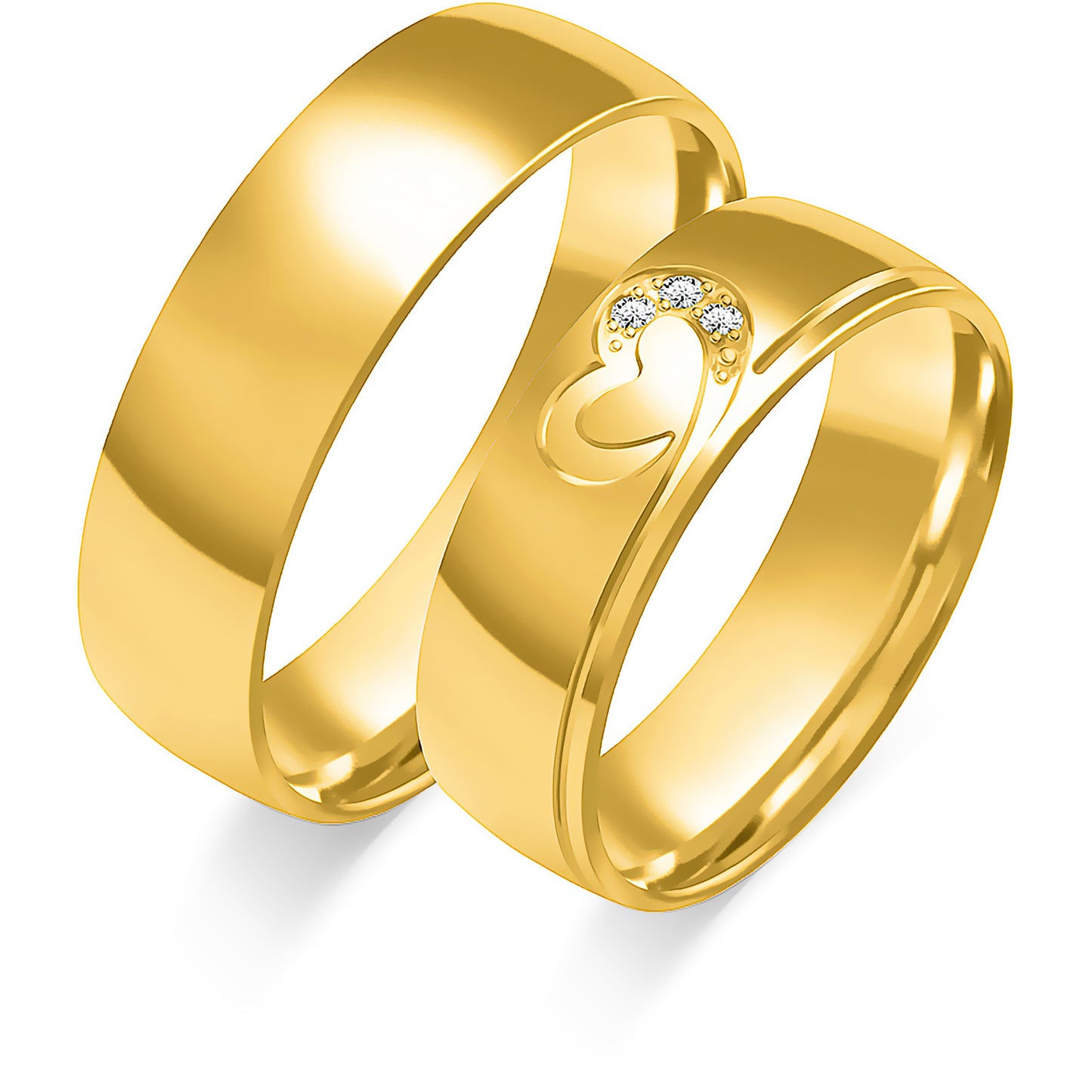 Norielle 6.00 mm + 6.00 mm - 0,027 ct. Diamanten