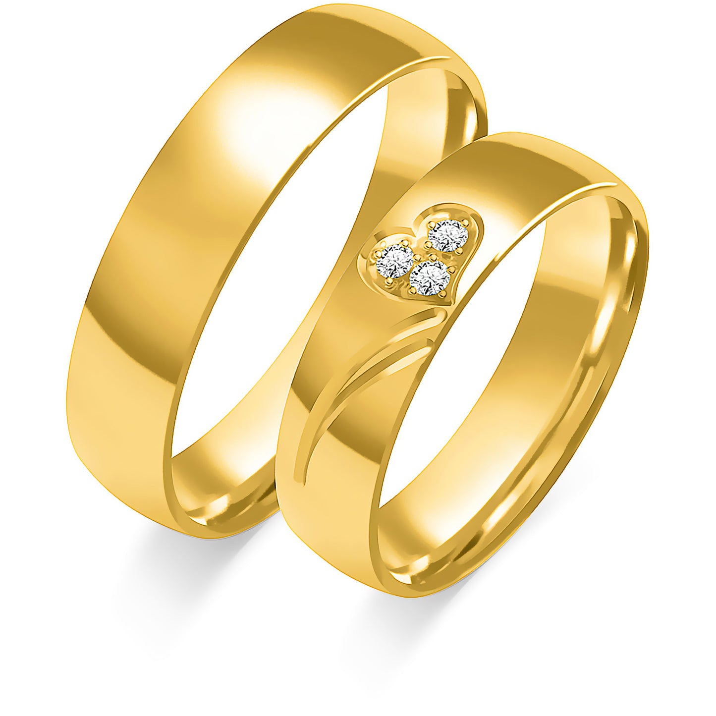 Roselisse 5.00 mm + 5.00 mm - 0,042 ct. Diamanten