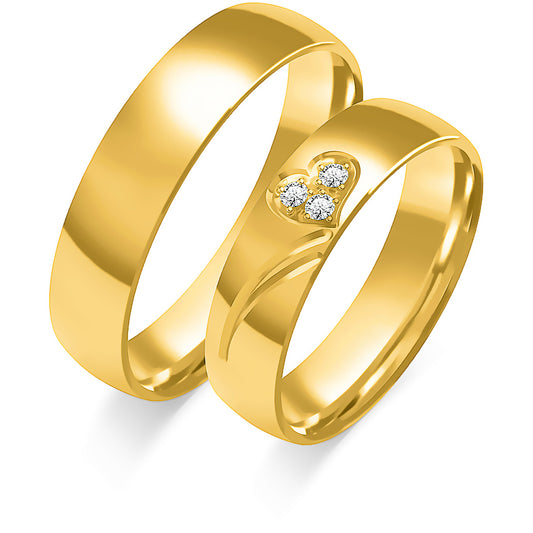 Roselisse 5.00 mm + 5.00 mm - 0,042 ct. Diamanten