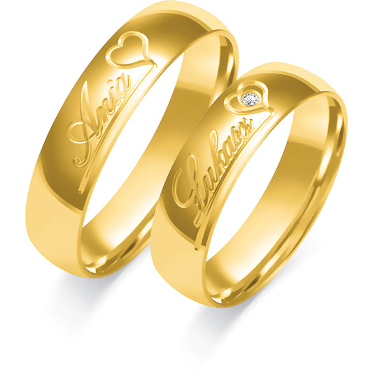 Zafloria 5.00 mm + 5.00 mm - 0,014 ct. Diamanten