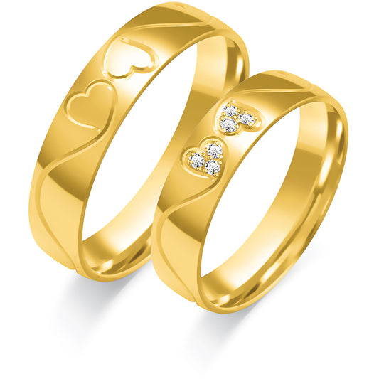 Alessara 5.00 mm + 5.00 mm - 0,054 ct. Diamanten