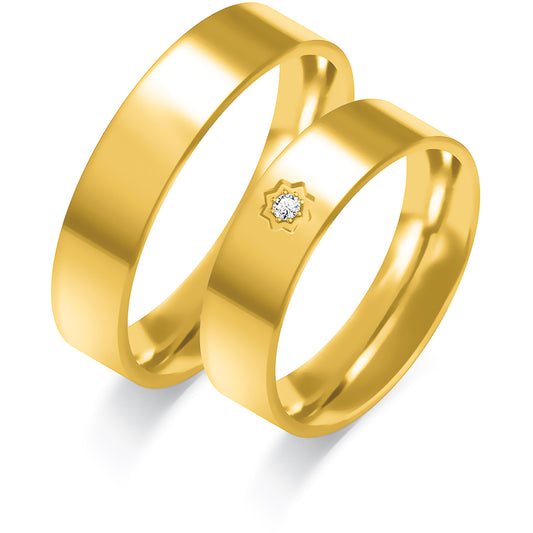 Evandria 5.00 mm + 5.00 mm - 0,022 ct. Diamanten